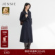 翻领中长款 JESSIE羊毛山羊绒静奢风毛呢大衣女冬季 新款 外套2025年
