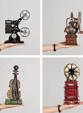 模型摄影道具摆件场景布置复古