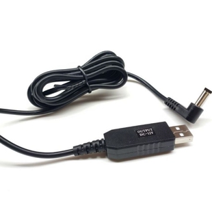 3.5 12V台灯圆头电源升压线 2.5MM 圆孔充电线 USB转DC5.5