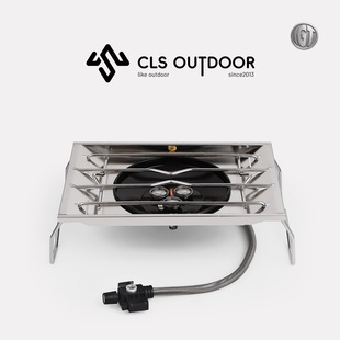 CLS户外IGT桌面炉露营小型炊具气炉野餐烧烤便携三头炉燃气