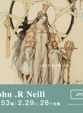 约翰·雷·尼尔John Rea Neill｜美国儿童复古插画童话素材图库