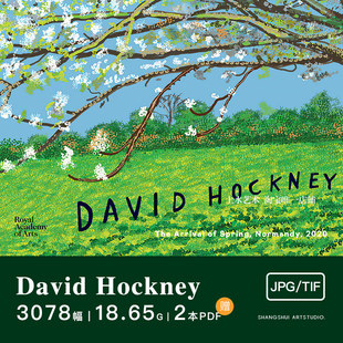 大卫·霍克尼David Hockney|英国油画高清挂画装饰画芯喷绘素材
