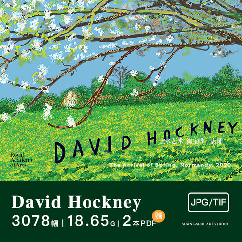 大卫·霍克尼David Hockney｜英国油画高清挂画装饰画芯喷绘素材