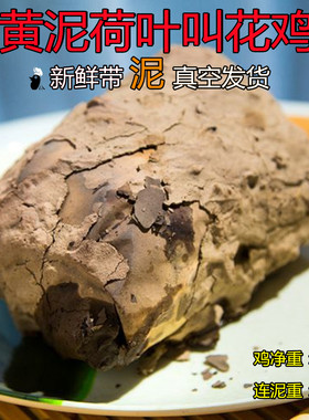 叫花鸡带泥真空现烤包邮