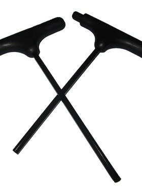 滑板配件维修工具T型滑板工具十字形带杆黑色专业维修维护器材