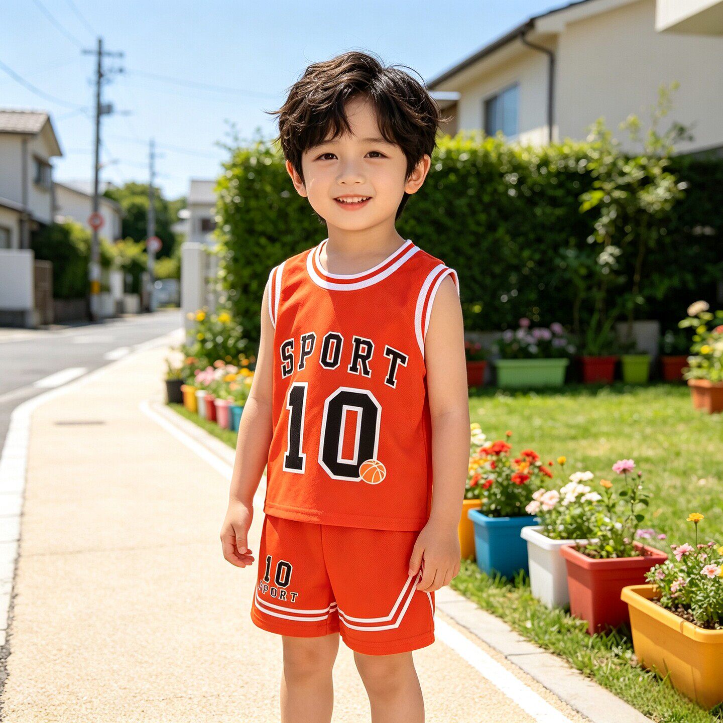 男童夏季速干透气篮球服背心短裤套装薄款运动服儿童两件套中小童