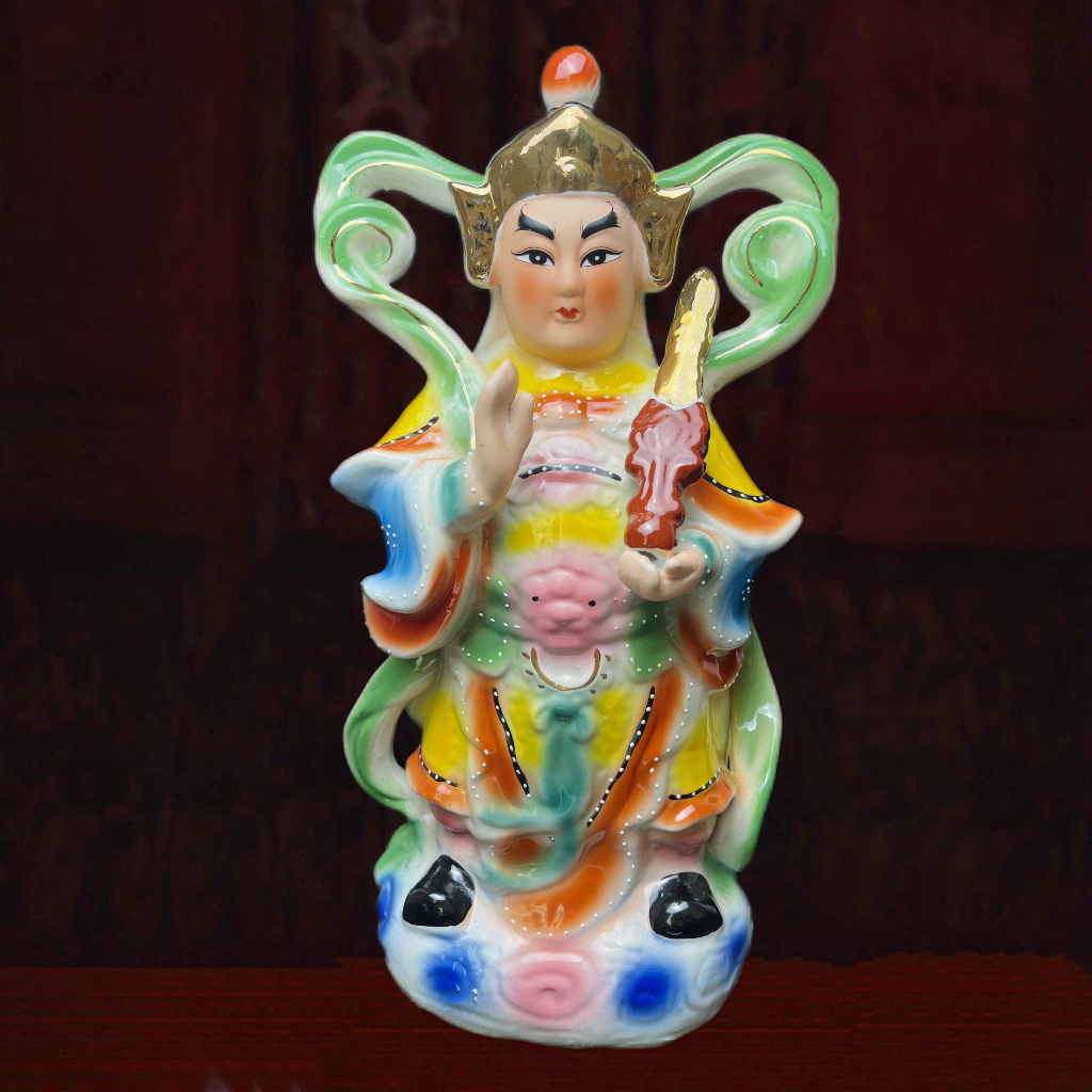 14寸到32寸不褪色陶瓷韦驮韦陀菩萨伽蓝菩萨护法佛像神像工艺摆件