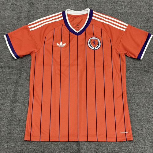 Adidas三叶草 2026世界杯苏格兰队客场运动足球短袖球衣 JL6901