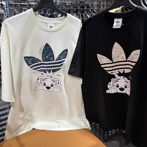 Adidas三叶草 男女运动潮流迪士尼斑点狗短袖T恤 KG6683 KG6684
