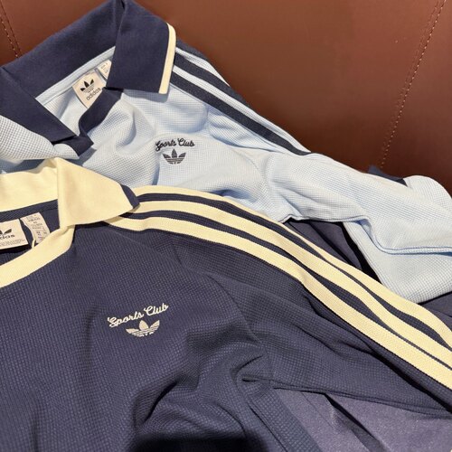Adidas三叶草 女子运动休闲潮流复古POLO衫长袖T恤 JM8011 JM8012