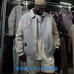 韦德中国行男子运动休闲潮流刺绣棒球服棉服夹克外套AJDT743 李宁