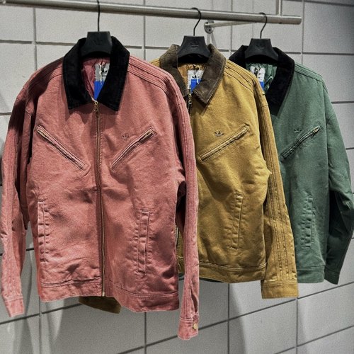 Adidas三叶草 男女运动休闲底特律夹克外套 JW9575 JW9576 JW9582