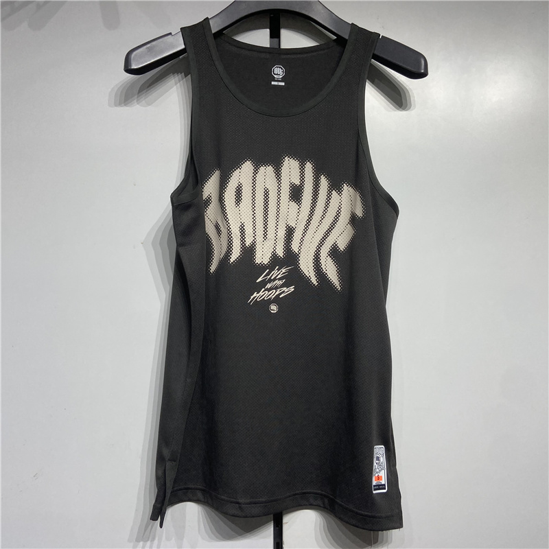 李宁 夏季男子运动休闲训练篮球网眼透气宽松背心球衣 AVSU441