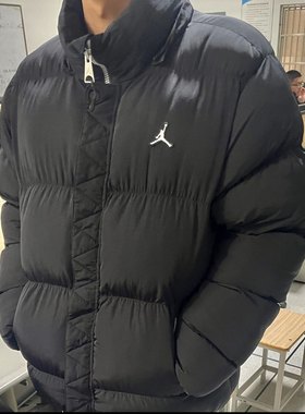 Nike耐克 Air Jordan AJ男子运动休闲刺绣保暖连帽棉服外套DQ8105