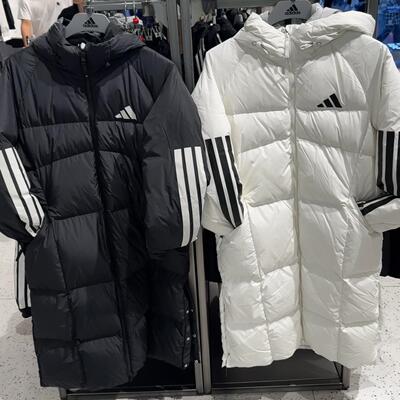 Adidas阿迪达斯 男子运动休闲经典长款羽绒服外套 JG3840 JG3856