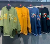 Li Ning, осенняя спортивная бархатная толстовка подходит для мужчин и женщин для отдыха, с вышивкой