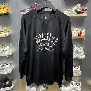 反伍男子运动休闲潮流印花透气速干长袖 李宁 秋季 新款 ATLT107 T恤