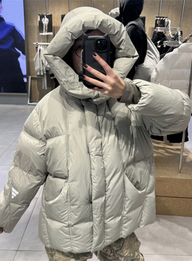 阿迪达斯 女子运动休闲潮流拼接羽绒服外套 KC2482 KC5894 KC2483