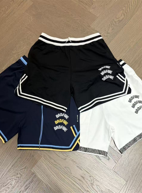 李宁 BADFIVE反伍男子运动休闲篮球速干透气宽松五分短裤 AAPV023