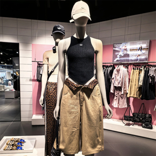 Adidas三叶草 女子运动休闲潮流经典修身无袖针织衫KC5844 KC5850