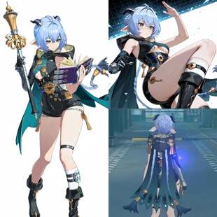 帝都动漫 COSPLAY 绝区零 卢西娅 cos假发 来图定制 二次元 造型