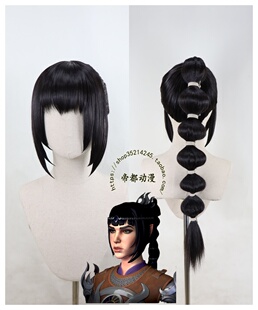 帝都动漫 博德之门3-SHADOWHEART 影心 COS 定制假发 假毛 造型