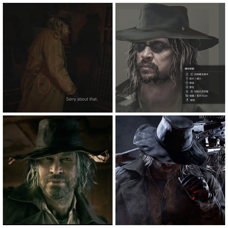 动漫cosplay假发套cos 生化危机8 卡尔 定制假毛