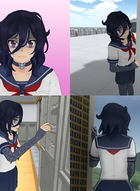 帝都 cosplay Yandere Simulator 病娇模拟器 Oka Ruto cos假发