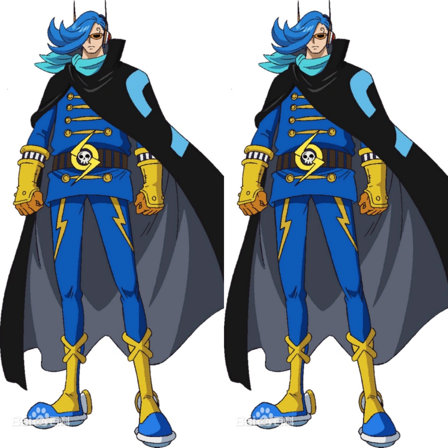 帝都动漫cosplay 海贼王 文斯莫克 COS假发 成品 来图定制 造型好