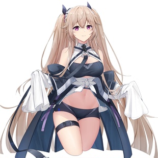 帝都动漫cosplay 碧蓝航线 Anchorage 安克雷奇cos假发 定制造型