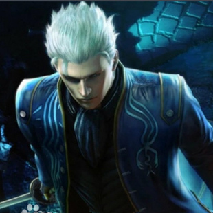 帝都 cosplay 维吉尔 鬼泣4 美人尖 cos假发 来图定制 二次元造型