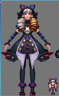 帝都动漫 cosplay 假发套 COS 联盟英雄 斗魂觉醒格温  定制 假发