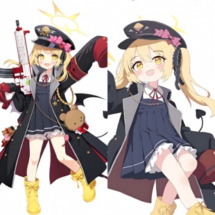 帝都动漫 COSPLAY 蔚蓝档案  丹花伊吹cos假发 成品 来图定制