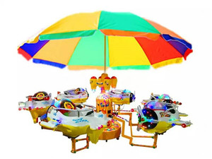 新款旋转升降飞机大型游乐设备秋千飞鱼夜市公园摆摊儿童电玩网红