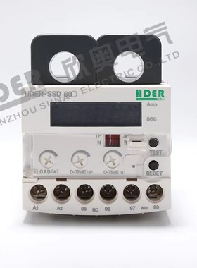 原装欣奥电子式过电流继电器HDER-SSD 05 30 60 220V 380V