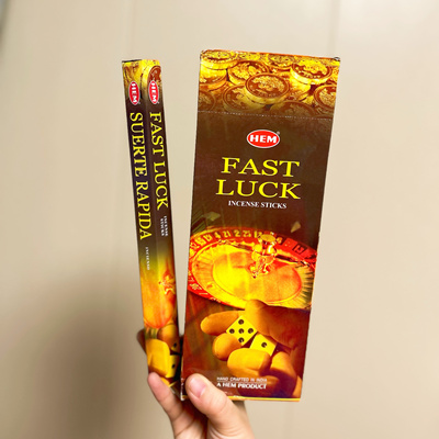 【新品】印度进口Hem快速好运香 Fast Luck线香财富香家用熏香