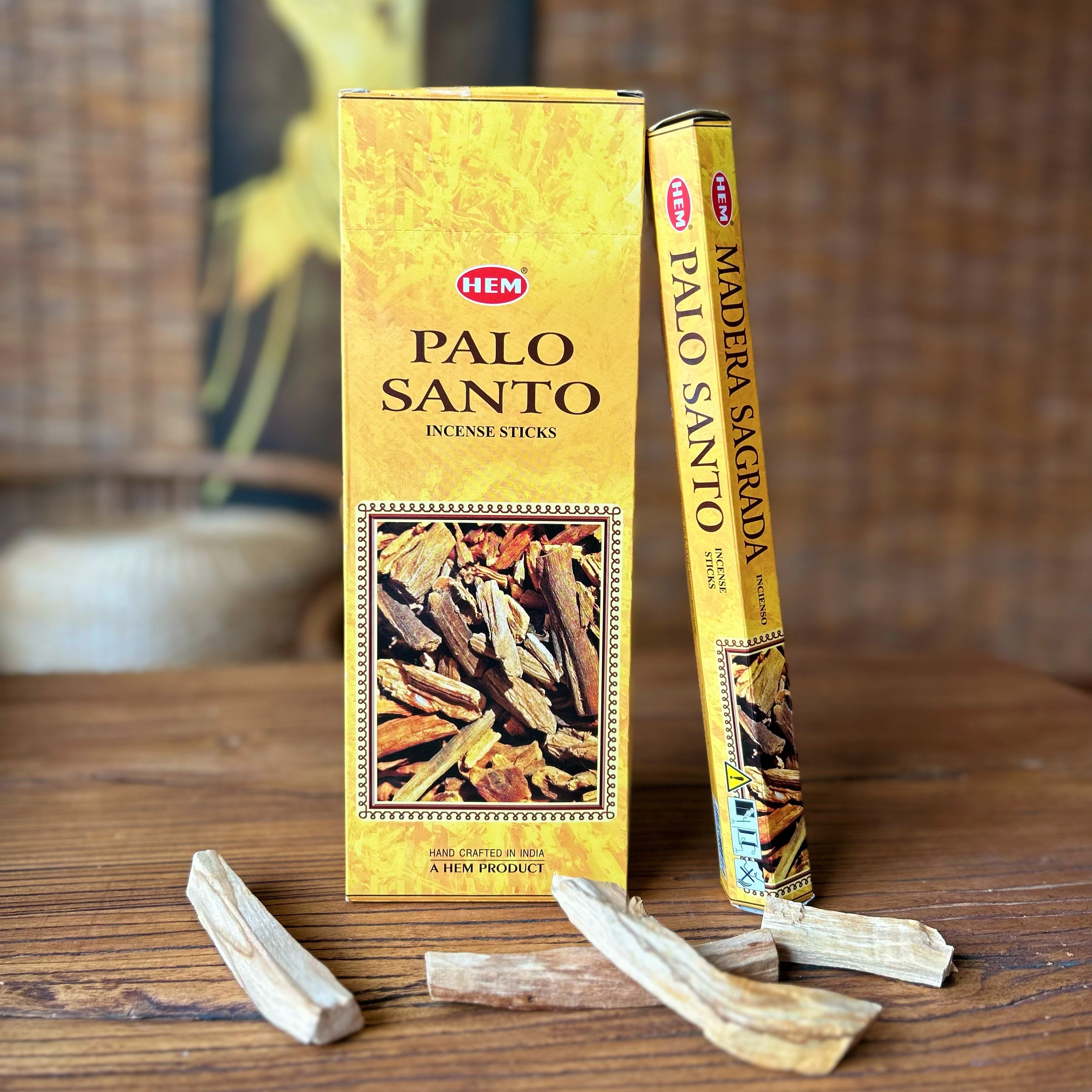 进口印度香hem palo santo秘鲁圣木竹签线香冥想瑜伽家用室内熏香