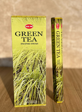 HEM印度线香《绿茶》Green Tea 竹签香室内茶室餐厅用香清淡宜人