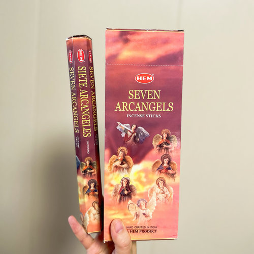 七天使香｜印度进口正品HEM线香薰香 SEVEN ARCANGELS竹签香