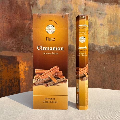 印度进口Flute正品线香肉桂Cinnamon 香薰家用室内卫生间持久除臭