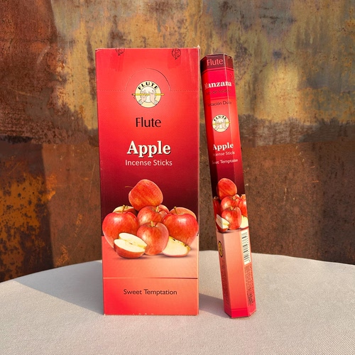 印度进口Flute正品线香草苹果香Apple水果香薰家用室内卫生间除臭