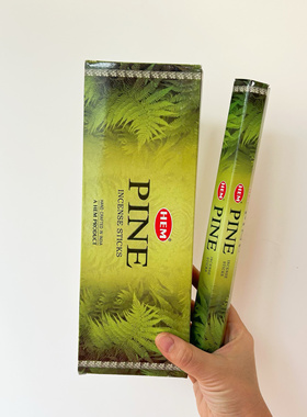 印度香正品HEM 松木香PINE 竹签香线香家用室内松香办公室熏香