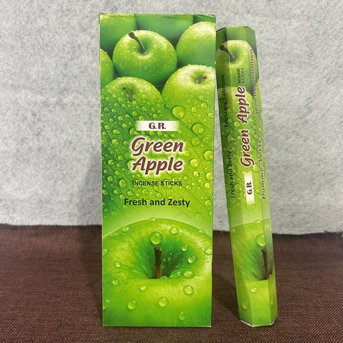 GR印度香线香绿苹果Green Apple 原装进口手工熏香室内除味衣橱