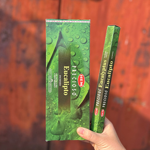 线香竹签香 印度进口正品 Eucalyptus 桉树 森木气息扑面 HEM