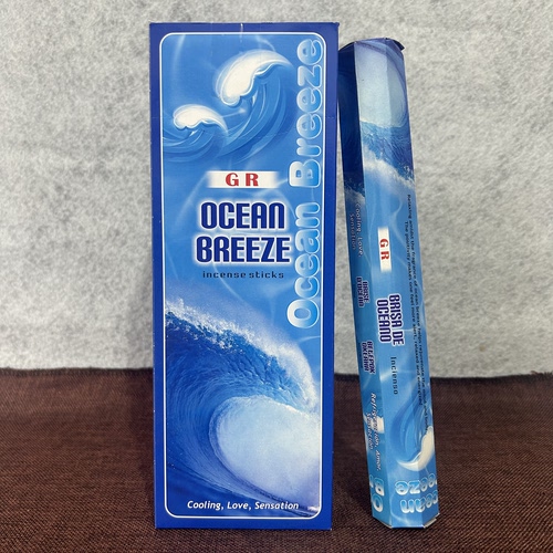 GR印度香线香海风OCEAN BREEZE 原装进口手工熏香室内除味衣橱