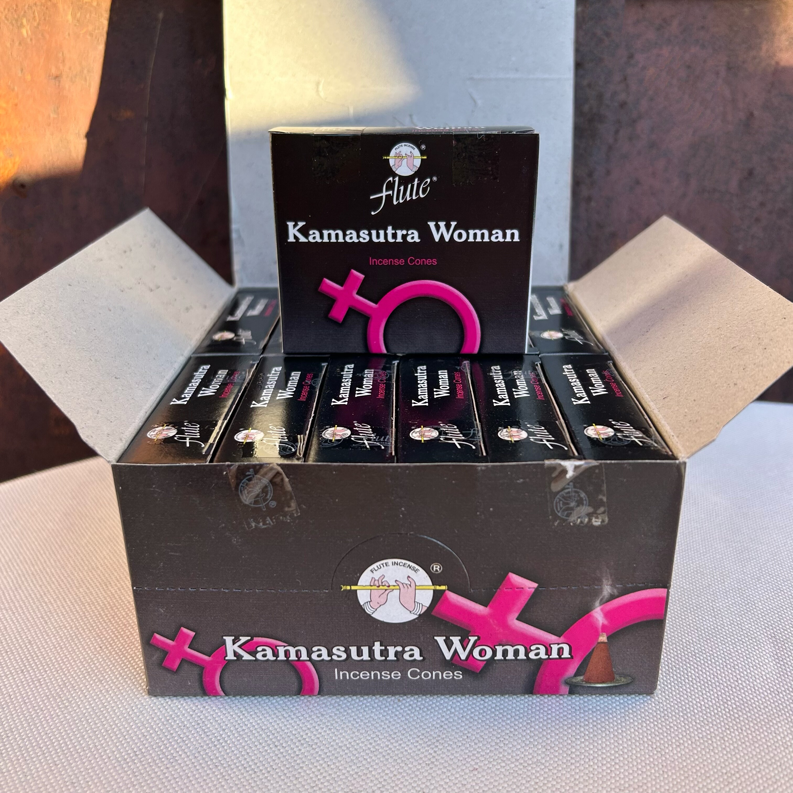 印度进口塔香flute老牌-印度女人香Kamasutra Woman家用香薰锥香