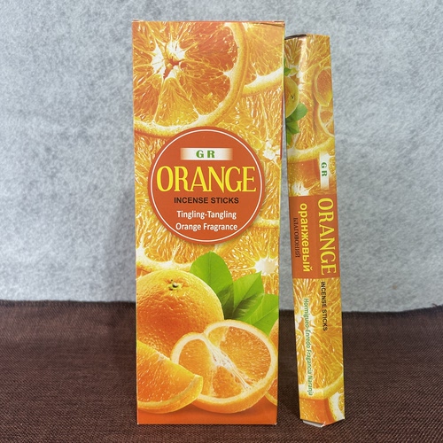 GR印度香线香橙子ORANGE 原装进口手工熏香室内除味衣橱盖味净化
