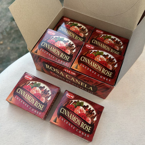 肉桂玫瑰香｜HEM印度进口塔香 CINNAMON ROSE室内香薰木质花香调