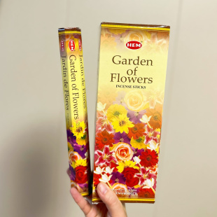 Flowers百花香手工线香家用室内净化空气 印度进口HEM Garden