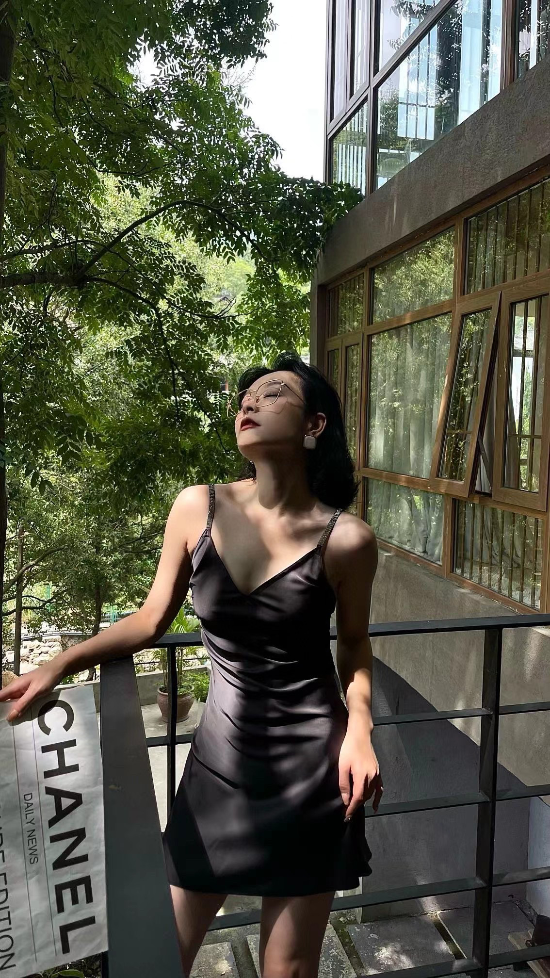 奢拉夏季性感吊带裙冰丝绸缎丝滑醋酸睡衣女连衣裙高级感家居服